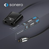 PureLink Sonero SOCA001 optyczny rozdzielacz audio S/PDIF Toslink 0,15m