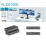 PureLink Vuelogic VL-D210DL stacja dokująca USB-C z technologią DisplayLink 14 w 1