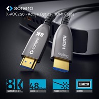 PureLink Sonero XAOC250-100 kabel światłowodowy Hybrid HDMI 2.1 8K 48Gbps 10,0m