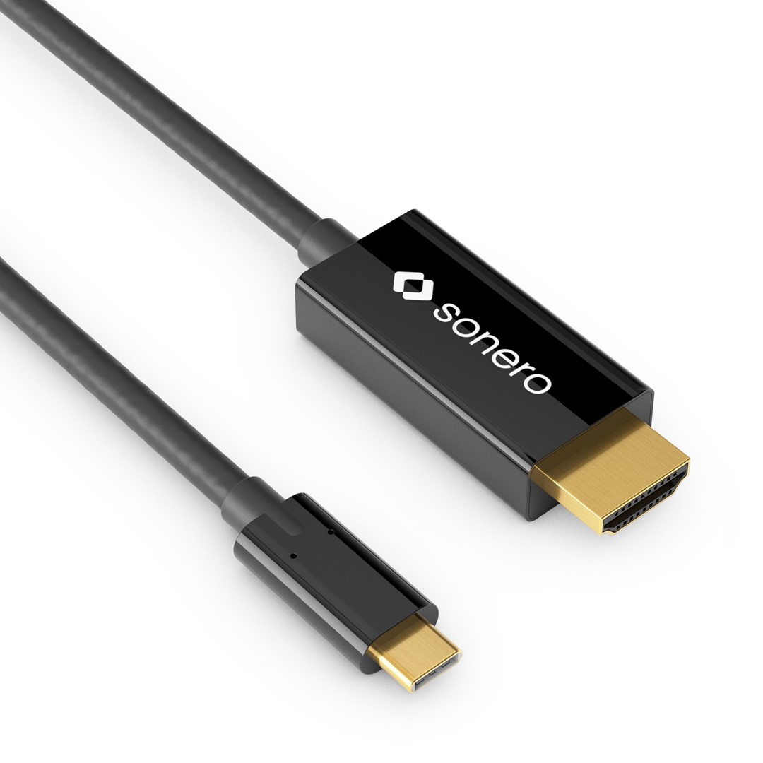 Sonero XUCC010015 kabel USBC/HDMI 4K 18Gbps 1,5m biały