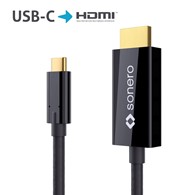 PureLink Sonero XUCC010-020 kabel USB-C/HDMI 4K 18Gbps 2,0m czarny